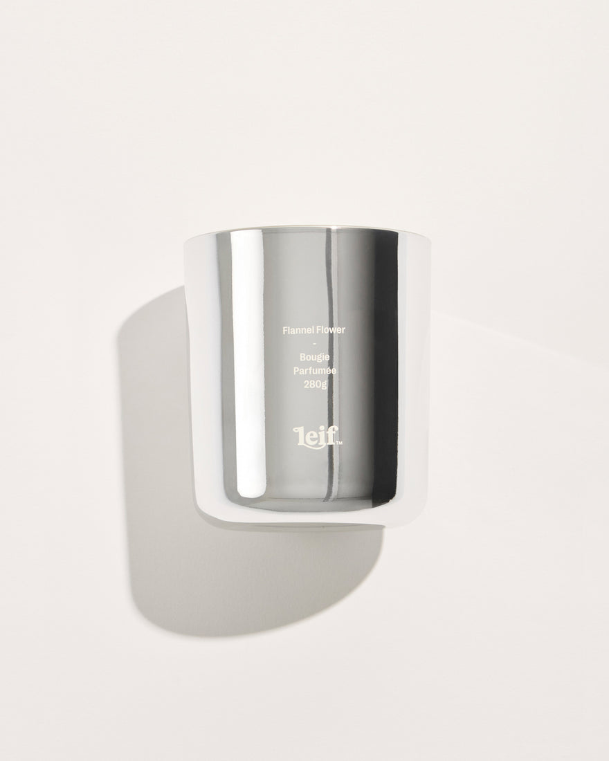 Limited Luxe: Flannel Flower Candle